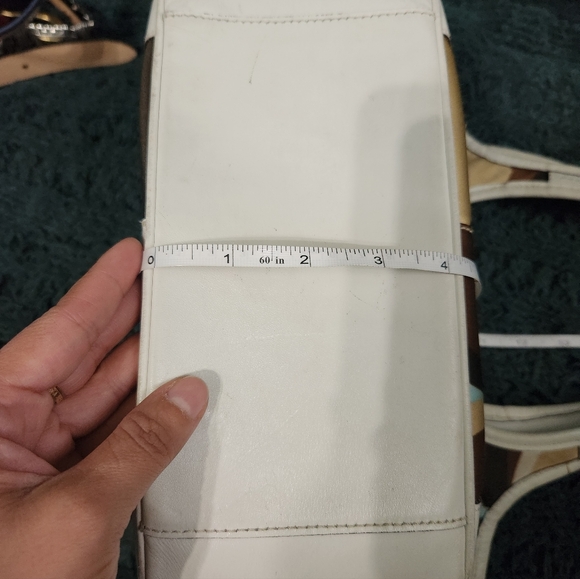 Coach Ergo Multi Color Signature Scarf Print Medium Hobo Shoulder Bag - Picture 12 of 12